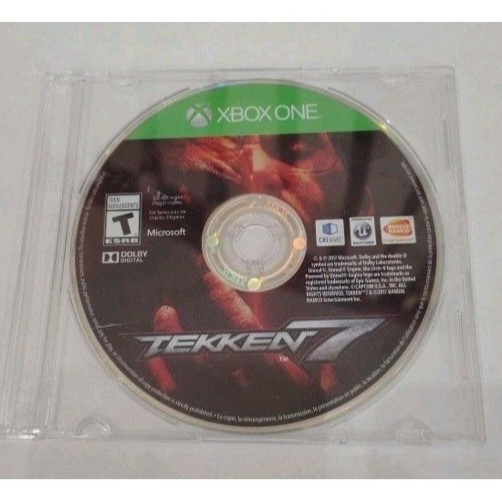 Tekken 7 (Microsoft Xbox One 2017) Disc Only Xbox One Fighting Game